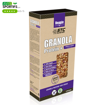 STC Nutrition GRANOLA PROTEIN+ 100% Растителен Протеин 425 грама