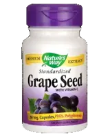 Nature's Way Standardized Grape Seed with Vitamin C 300 mg В подкрепа на сърдечно-съдовата система и кожата х 30 капсули