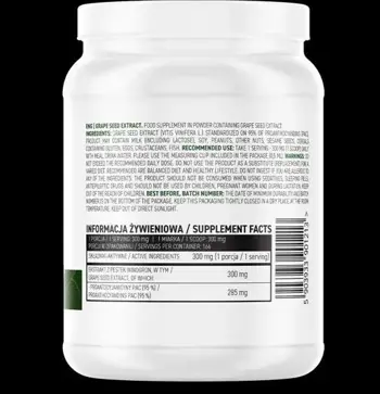 OstroVit Grape Seed Extract Powder Екстракт от гроздови семки на прах