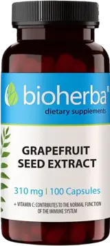 Bioherba Grapefruit Seed Extract 310 mg Екстракт от семена на грейпфрут и Витамин C