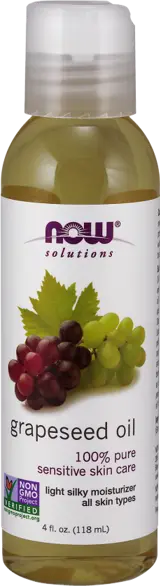 NOW Foods Grapeseed Oil 100% Pure Sensitive Skin Care Масло от Гроздови Семки