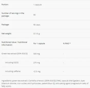 Green Tea | 55% EGCG