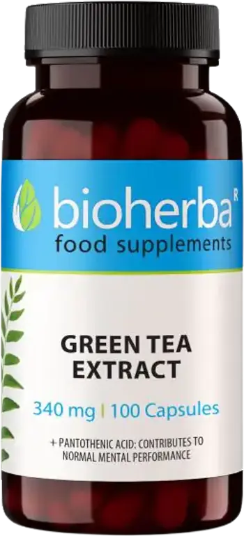 Bioherba Green Tea Extract 340 mg Екстракт от Зелен Чай