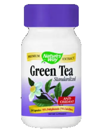 Nature's Way Green Tea 450 мг Екстракт от Зелен Чай с Полифеноли и EGCG х 30 капсули