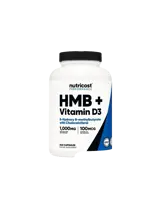 Nutricost HMB + Vitamin D3 Грижа за костите, ставите и мускулите х 240 капсули