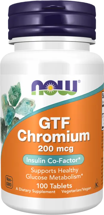 NOW Foods GTF Chromium 200 мг Хром