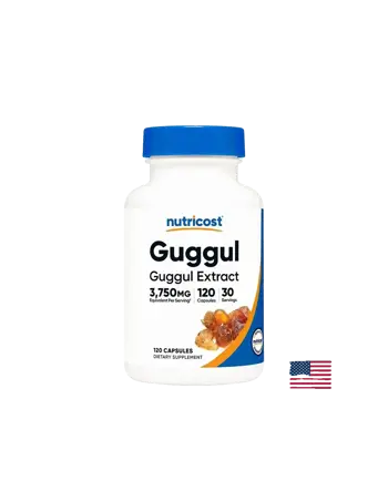 Nutricost Guggul Extract Нормален холестерол и липиден баланс, 375 mg х 120 капсули