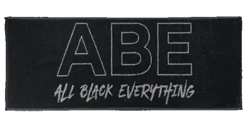 Applied Nutrition Gym Towel ABE ALL Black Кърпа за фитнес и тренировки