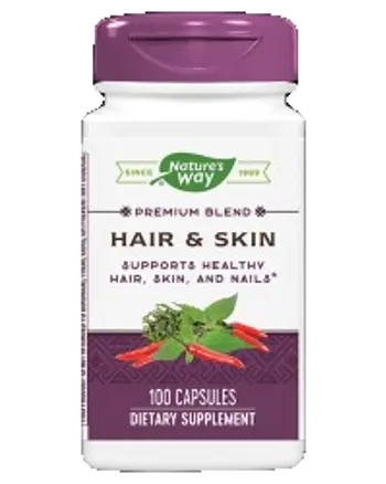 Nature's Way Hair & Skin 600 mg За здрава коса, кожа и нокти х 100 капсули