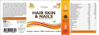 Swedish Nutra Hair, Skin and Nails За здрава коса, кожа и нокти