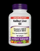 Halibut Liver Oil 180 Гел капсули