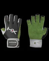 HUMANX - Мъжки ръкавици за кросфит 3/4 X3 с накитници