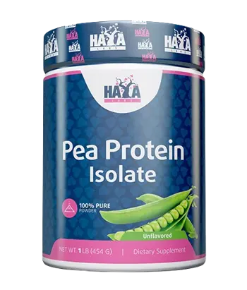 HAYA LABS 100% All Natural Pea Protein Isolate (Грахов Протеин Изолат) - 454 грама, 14 дози