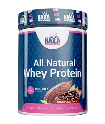 HAYA LABS 100% Pure All Natural Whey Protein (Суроватъчен Протеин) - 454 грама, 14 дози