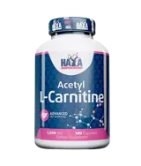 HAYA LABS Acetyl L-Carnitine 1000 мг (Ацетил Л-Карнитин) - 100 капсули, 50 дози