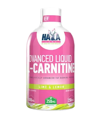 HAYA LABS Advanced Liquid L-Carnitine Л-Карнитин с Хром и Екстракт от Зелено Кафе - 500 мл, 62 дози