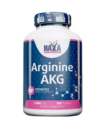HAYA LABS Arginine AKG (Аргинин ААКГ) 1000 мг - 100 таблетки, 33 дози