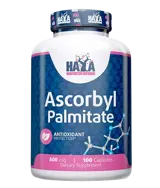 HAYA LABS Ascorbyl Palmitate 500 мг Витамин С  - Аскорбил Палмитат - 100 капсули, 100 дози