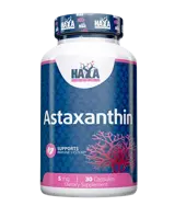 HAYA LABS Astaxanthin 5 мг (Астаксантин) - 30 капсули, 30 дози