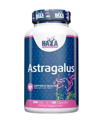 HAYA LABS Astragalus 500 мг (Астрагалус) - 60 капсули, 30 дози