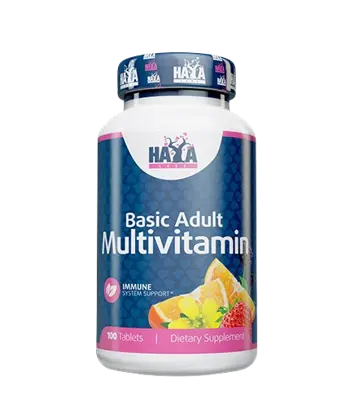 HAYA LABS Basic Adult Мултивитамини - 100 таблетки, 100 дози