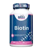 HAYA LABS Biotin 500 мкг Биотин - 60 капсули, 60 дози