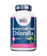 HAYA LABS Broken Cell Wall Chlorella 500 мг Хлорела - 100 капсули, 25 дози