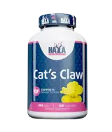 HAYA LABS Cat's Claw 3% 500 мг (Котешки Нокът) - 100 капсули, 50 дози