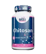 HAYA LABS Chitosan 500 мг (Хитозан) - 90 капсули, 45 дози