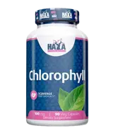 HAYA LABS Chlorophyll 100 мг Xлopoфилът - 90 вег капсули, 90 дози