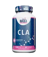 HAYA LABS CLA 1000 мг Cвъpзaнa Линoлoвa Киceлинa - 60 гел капсули, 60 дози