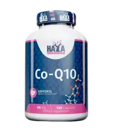 HAYA LABS Coenzyme Co-Q10 60 мг Коензим Q10 Убиквинон - 120 капсули, 60 дози