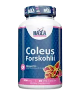 HAYA LABS Coleus Forskohlii 400 мг Екстракт от Колеус Форсколий - 60 вег капсули, 60 дози