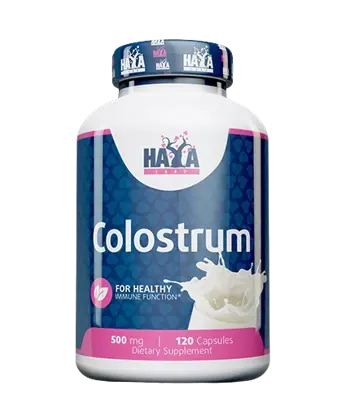 HAYA LABS Colostrum 500 мг Коластра - 120 капсули, 120 дози