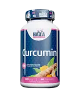 HAYA LABS Curcumin /Turmeric Extract 500 мг Куркумин Турмерик Екстракт - 60 капсули, 60 дози
