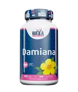 HAYA LABS Damiana Leaf Extract 500 мг Дамяна - 100 капсули, 50 дози