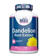 HAYA LABS Dandelion Root Extract (2% Flavonoids) 500 мг Екстракт от Корен на Глухарче - 100 капсули, 100 дози