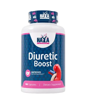 HAYA LABS Diuretic Boost Формула с Естествени Диуретични Съставки - 100 капсули, 50 дози