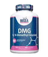 HAYA LABS DMG 125 мг Димeтилглицин - 100 капсули, 100 дози