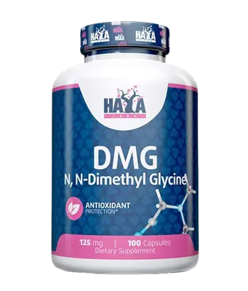 HAYA LABS DMG 125 мг Димeтилглицин - 100 капсули, 100 дози