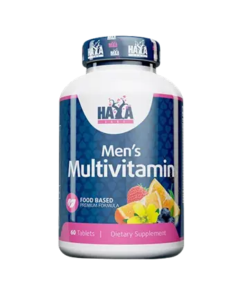 HAYA LABS Food Based Men's Multi Мултивитамини За Мъже - 60 таблетки, 30 дози