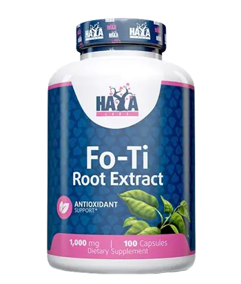 HAYA LABS Fo-Ti Root Extract 1000 мг Екстракт От Корен На Фо-Ти - 100 капсули, 50 дози