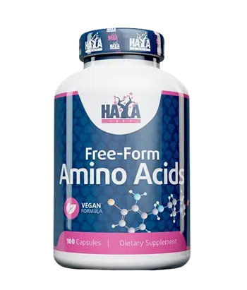 HAYA LABS Free Form Amino Acids Аминокиселини в Свободна Форма - 100 капсули, 100 дози