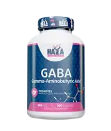HAYA LABS Gaba 500 мг ГАБА - 100 капсули, 100 дози