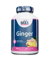 HAYA LABS Ginger 250 мг Джинджифил - 120 капсули, 120 дози