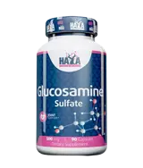 HAYA LABS Glucosamine Sulfate 500 мг Глюкозамин Сулфат - 90 капсули, 30 дози