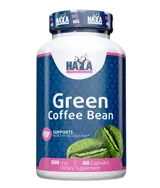 HAYA LABS Green Coffee Bean Extract 500 мг Екстракт От Зелено Кафе - 60 капсули, 60 дози