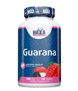 HAYA LABS Guarana 900 мг Екстракт От Гуарана - 60 таблетки, 60 дози