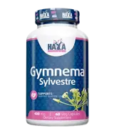 HAYA LABS Gymnema Sylvestre Leaf 400 мг Екстракт от Листа на Гимнема Силвестре - 60 вег капсули, 60 дози