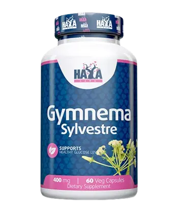 HAYA LABS Gymnema Sylvestre Leaf 400 мг Екстракт от Листа на Гимнема Силвестре - 60 вег капсули, 60 дози